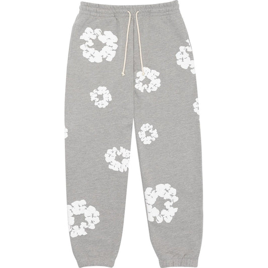 Denim Tears The Cotton Wreath Sweatpants “GREY/WHITE “