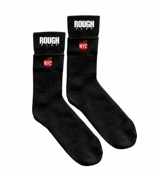 Roughplay Black Big Sock Big Apple