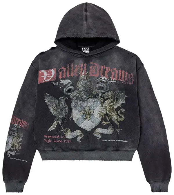 Vale Forever Crest Zip Up 'Black'