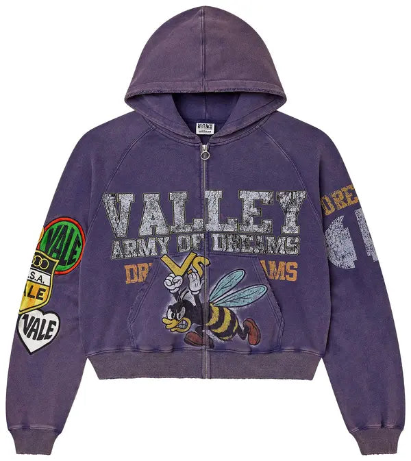 Vale Forever Army Zip Up 'Purple'