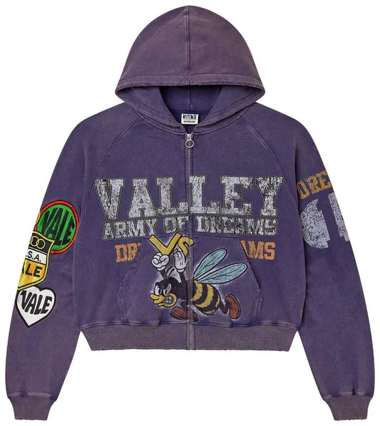 Vale Forever Army Zip Up 'Purple'
