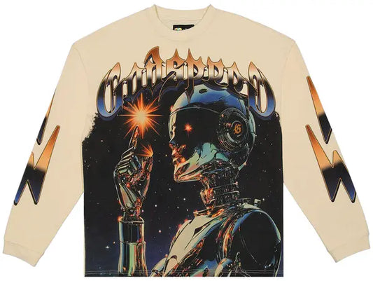 Godspeed Sputnik Long-Sleeve T-Shirt 'Bone'