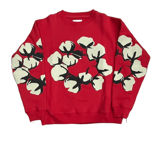 Denim Tear Red crew neck