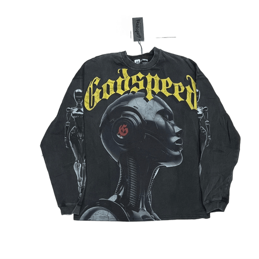 godspeed alexa black long sleeve yellow