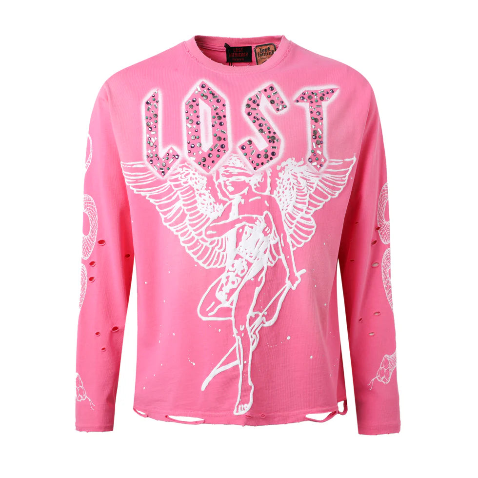 Pink Lost Angel Long Sleeve