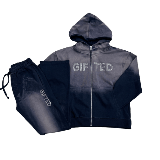 gifted navy blue sweatsuit