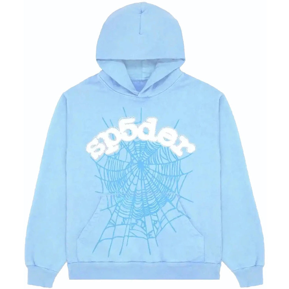 Sp5der Web Hoodie " Baby Blue "