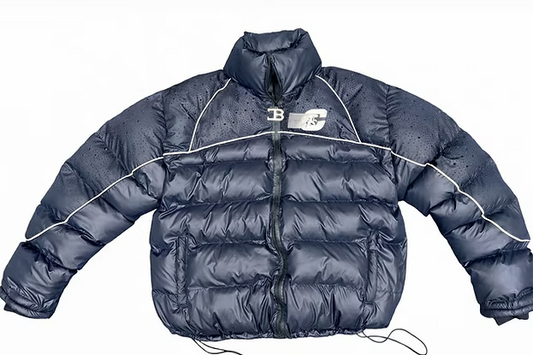 CB Rhinestone Puffer ( Black)