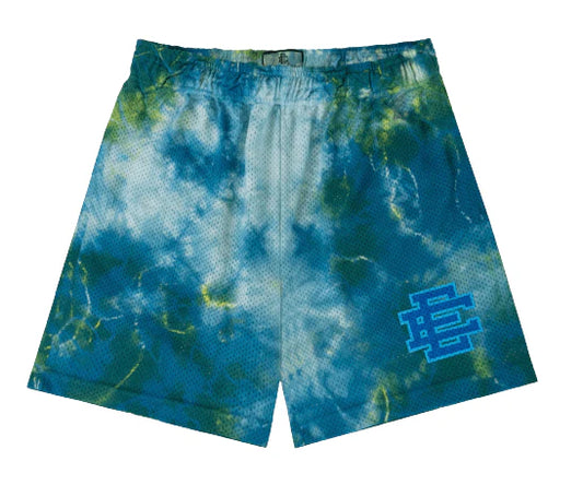 Eric Emanuel EE Basic Shorts Tie Dye Deep Sea Blue