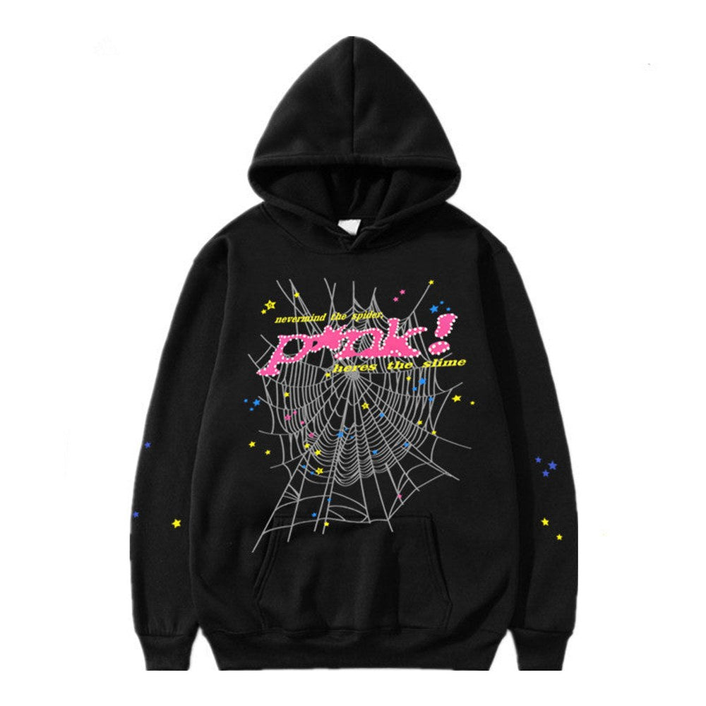 Sp5der P*nk V2 Hoodie 'Black'