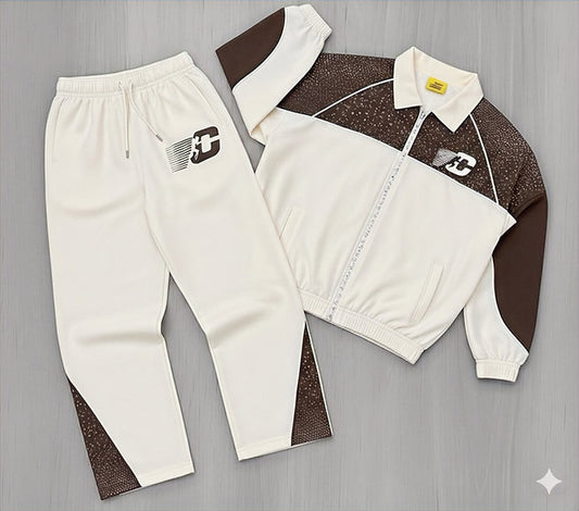 CB Runner Rhinestone Windbreaker Set