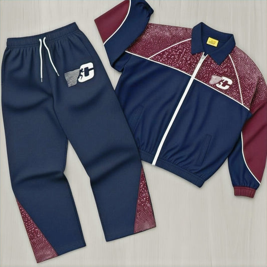 CB Runner Rhinestone Windbreaker Set
