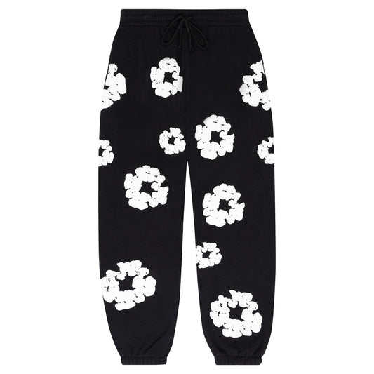 Denim Tears The Cotton Wreath Sweatpants “ Black/White “