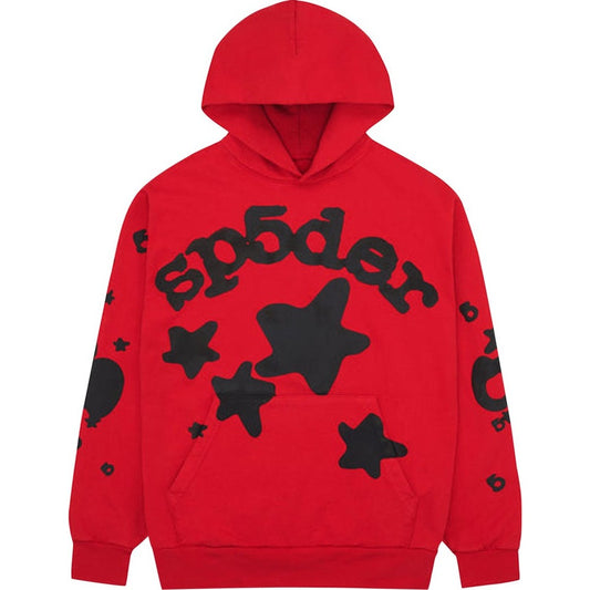 Sp5der Beluga Hoodie " Red/Black "