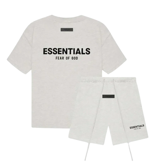 Essentials Kid Short Set "Light Oatmeal"