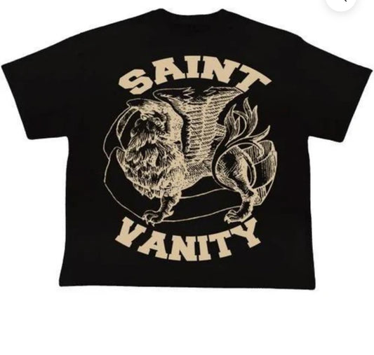 Saint Vanity Griffin T-Shirt Black Cream
