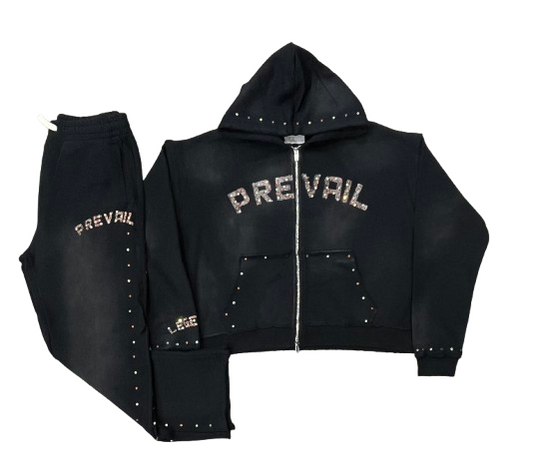 Legends Prevail rhinestone black set