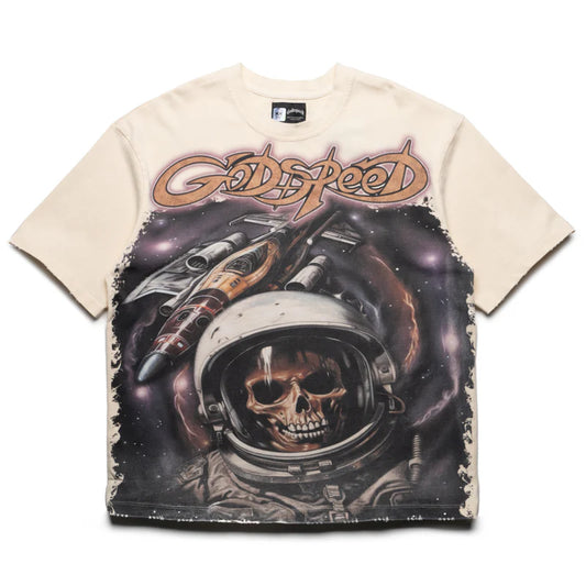Godspeed New York Space Traveler Tee Bone