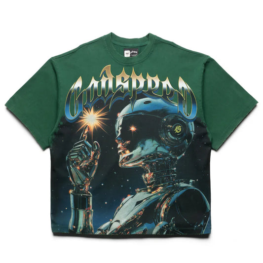 Godspeed New York Sputnik Moment Tee Hunter Green