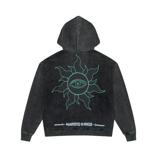 GODSPEED Sunken Liberty Zip Hoodie (Grey Wash)