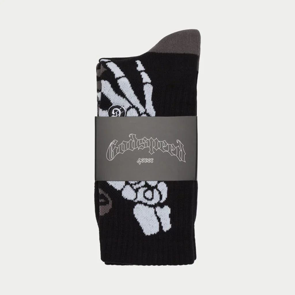 GODSPEED Ten Toes Down Sock (Black/Grey)