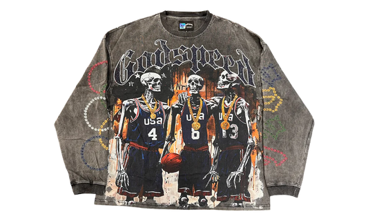 Godspeed Dream Team Washed Black VVS Longsleeve T-Shirt