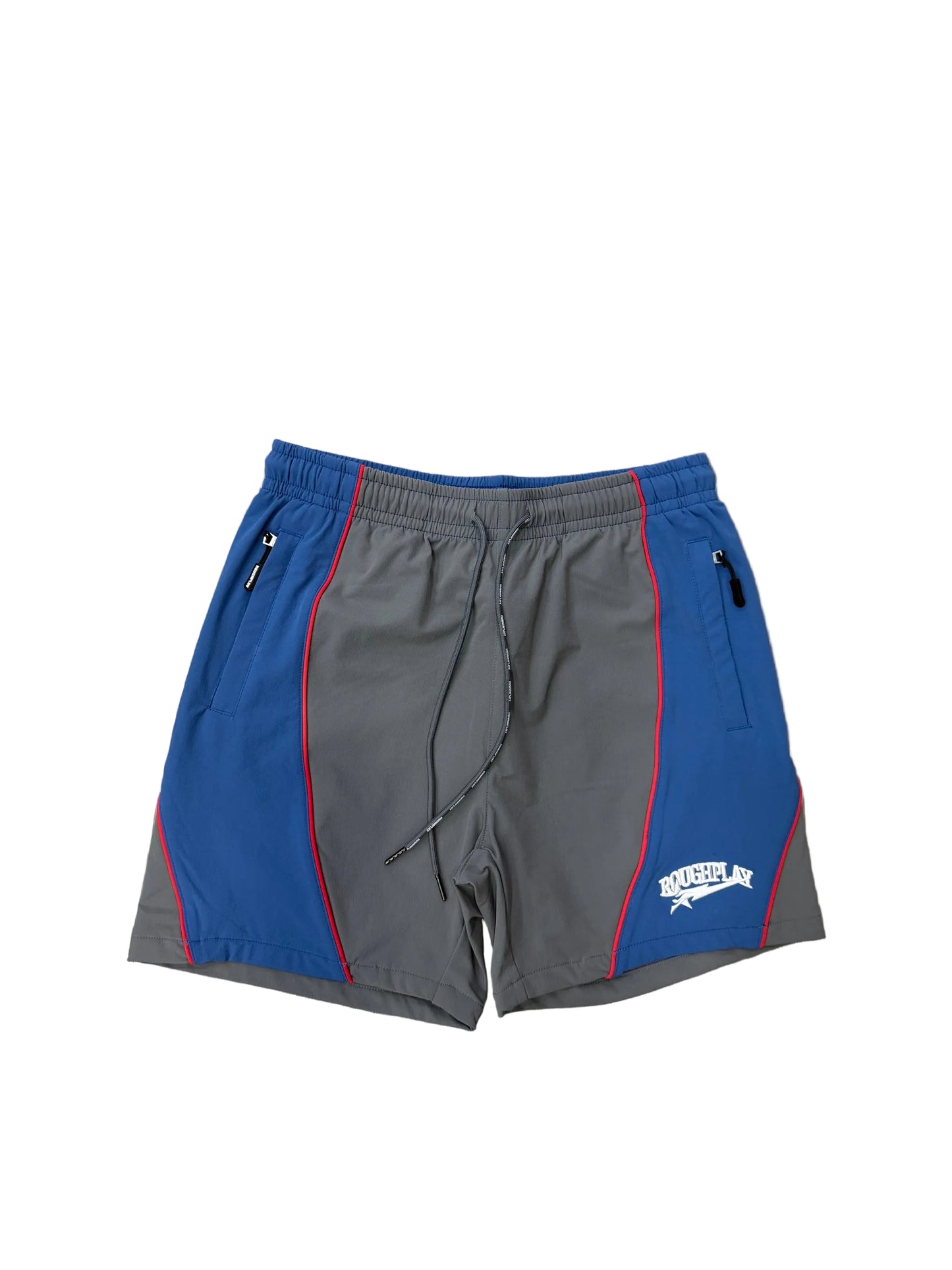 Roughplay Pipe shorts 'Grey Blue/red'