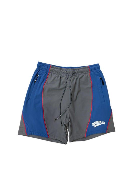 Roughplay Pipe shorts 'Grey Blue/red'