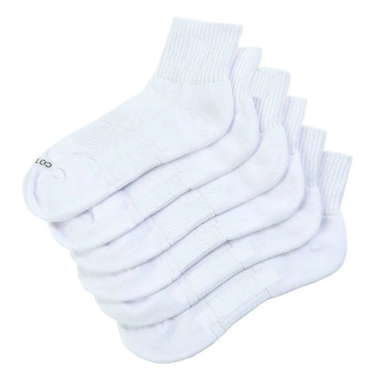 RICH COTTON SOCKS “ White Quarter “