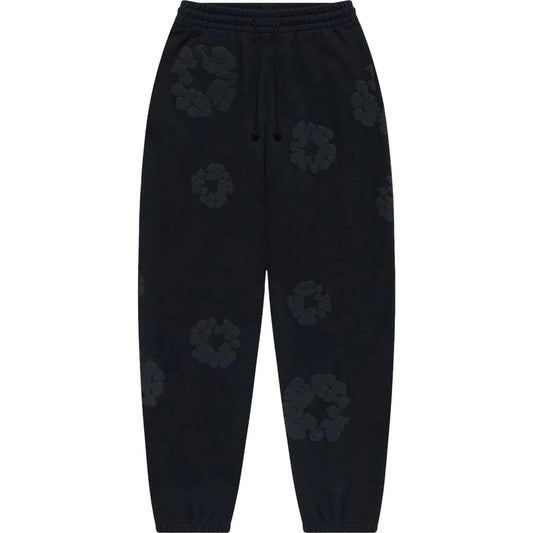 Denim Tears The Cotton Wreath Sweatpants “ Black “