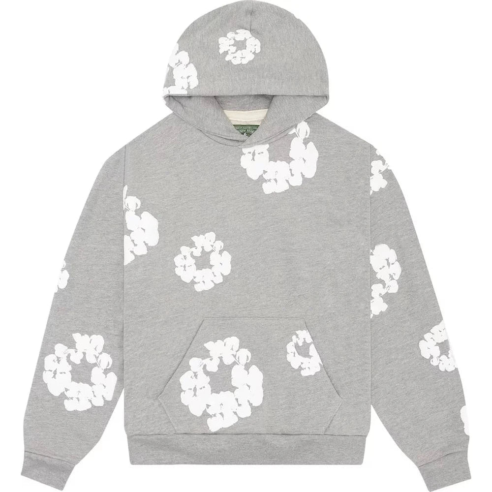 Denim Tear The Cotton Wreath Hoodie “ Grey “