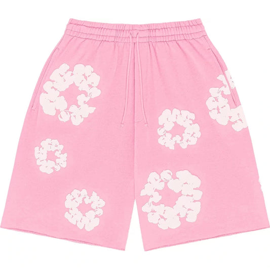 Denim Tear The Cotton Wreath Shorts “ Pink “