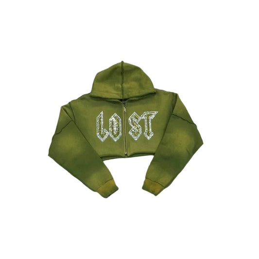 Lost Intricacy Women's Cropped Sweatsuit