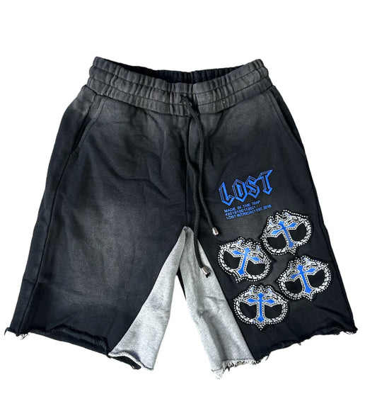 Lost Intricacy "Black/Blue" Mitt Shorts