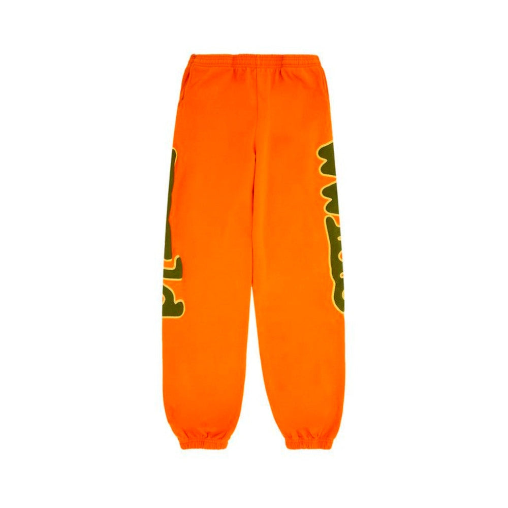 Sp5der orange sweatsuit