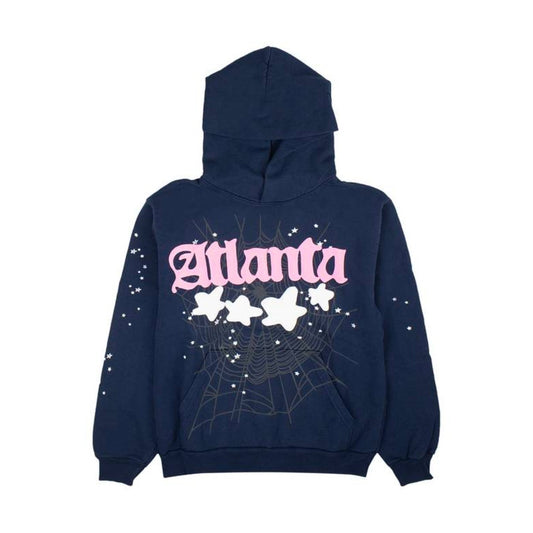 Sp5der atlanta navy hoodie