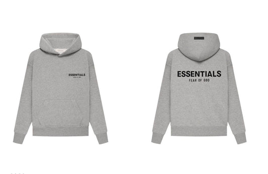 Fear of God Essentials Kids Fleece Set 'Dark oatmeal'