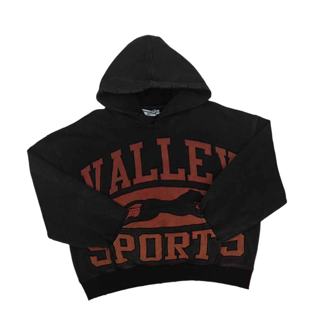 vale black and red hoodie