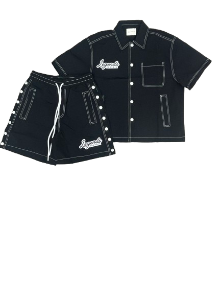 Legends Prevail Short set (Black)