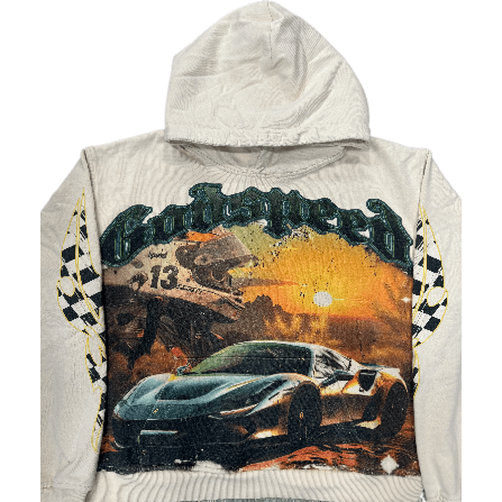 Godspeed sunset drift hoodie bone