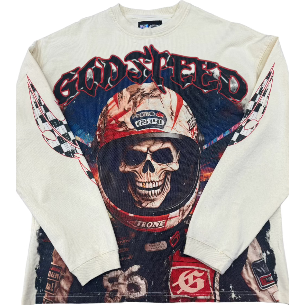 Godspeed Racer cream long sleeve