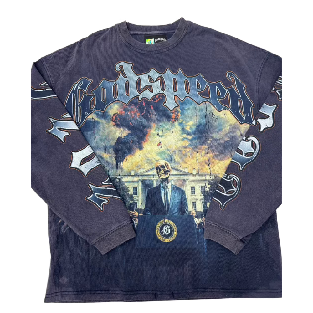 godspeed president purple wash