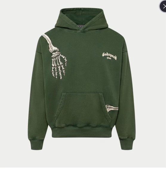 R.O.D hunter green godspeed hoodie