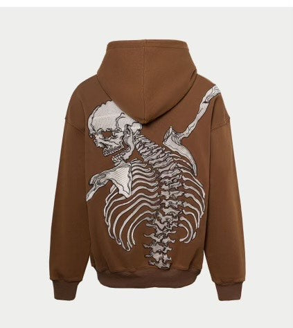 R.O.D washed brown godspeed hoodie