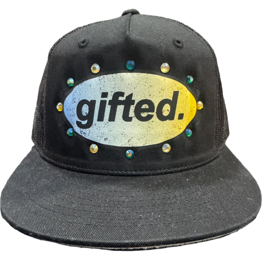 GIFTED Hat black, yellow, blue