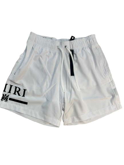 Amiri Swim Trunks MA Bar White
