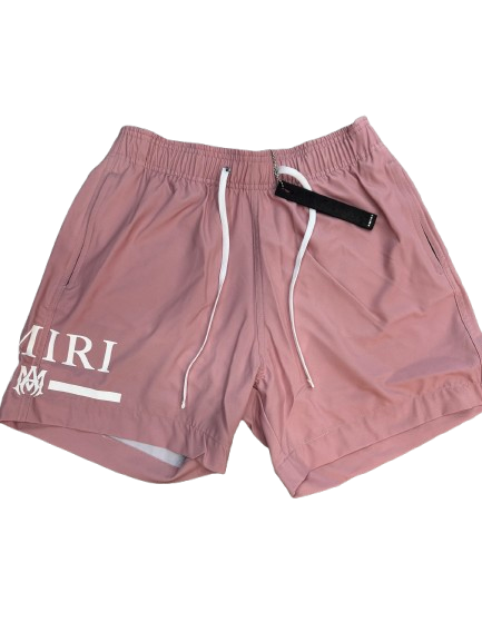 Amiri Swim Trunks MA Bar Pink