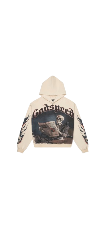 Black Monday Hoodie (Bone) Godspeed