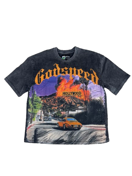 Godspeed Los Scandalous T-Shirt Black