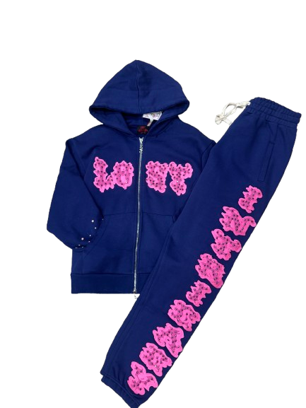 Lost Intricacy Navy/Pink Patch Set